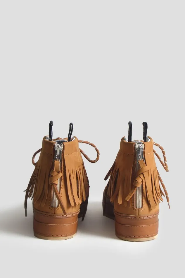 R13 Sale Women FRINGE ROGUE 8211 TAN NUBUCK