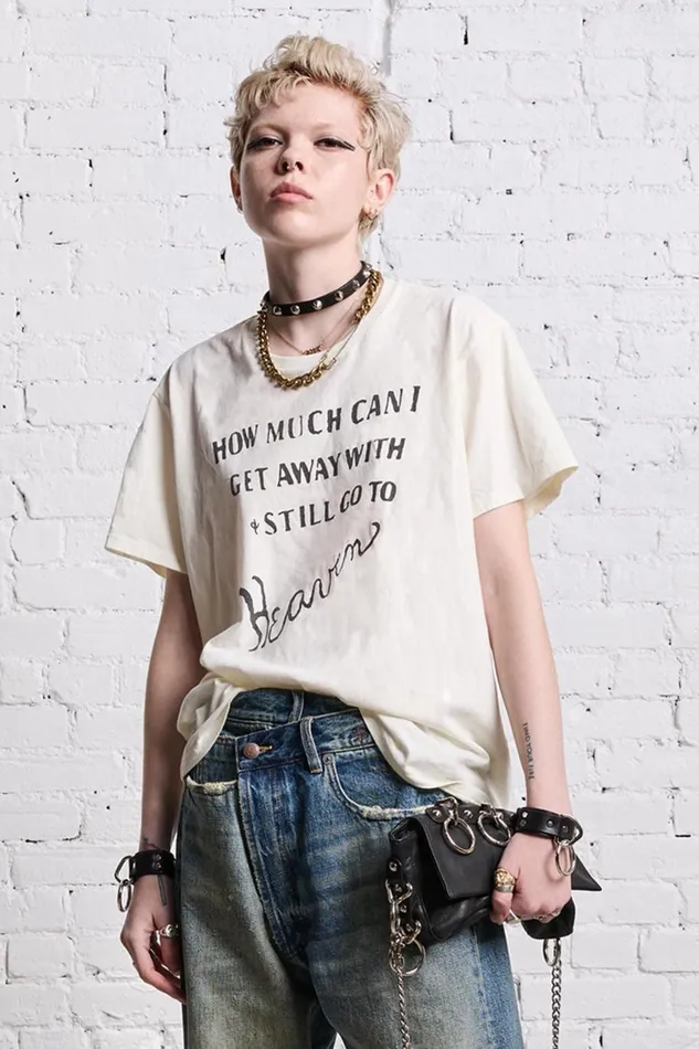 R13 Sale Women HEAVEN SEEKER BOY T 8211 ECRU