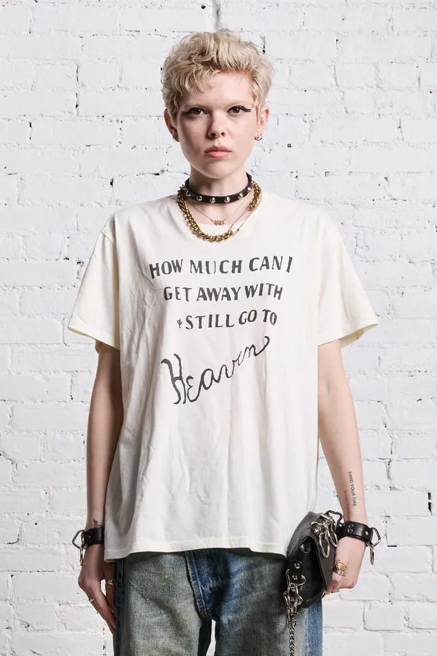 R13 Sale Women HEAVEN SEEKER BOY T 8211 ECRU