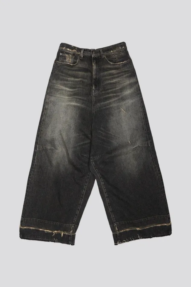 R13 Sale Women JESSE JEAN 8211 ABBEY BLACK
