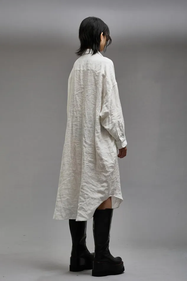 R13 Sale Women JUMBO SHIRTDRESS 8211 WHITE