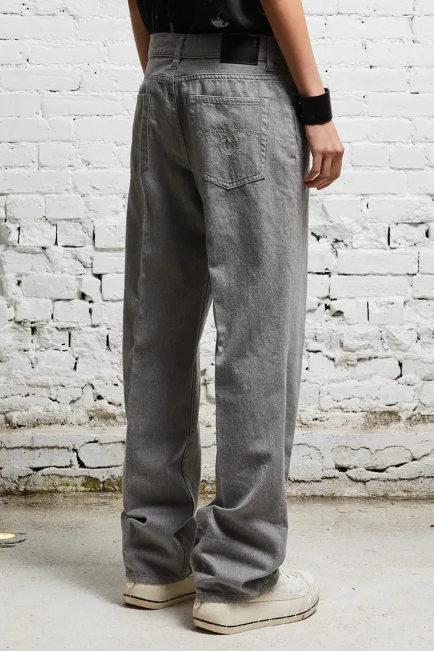R13 Sale Women LEMMY SLIM JEAN 8211 RINSE GREY