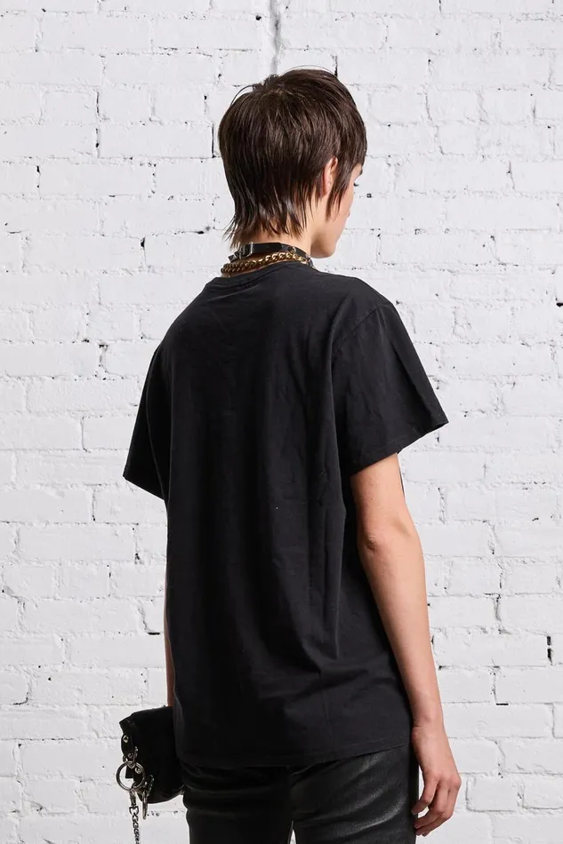 R13 Sale Women PUNK BOY T 8211 BLACK