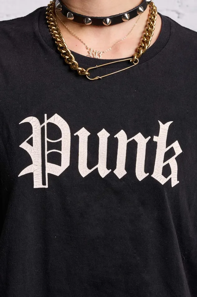 R13 Sale Women PUNK BOY T 8211 BLACK