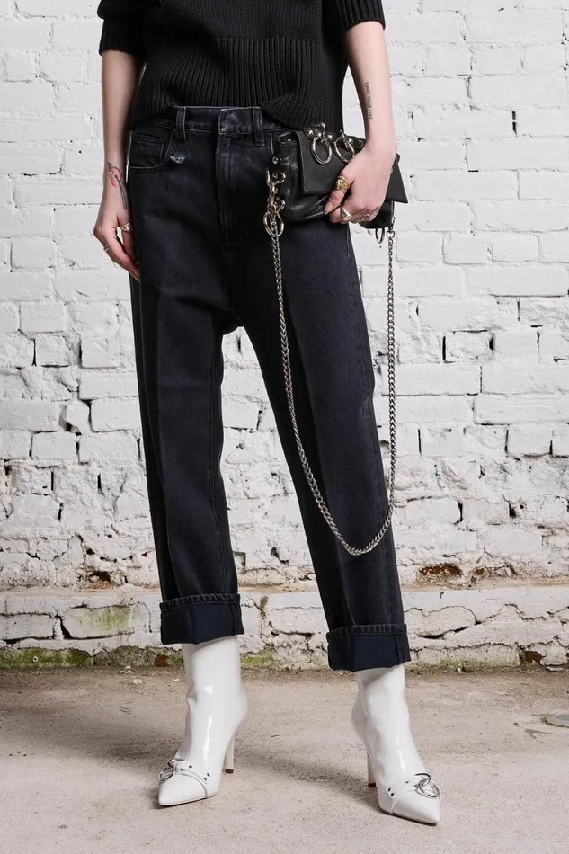 R13 Sale Women TAILORED DROP 8211 ONYX BLACK