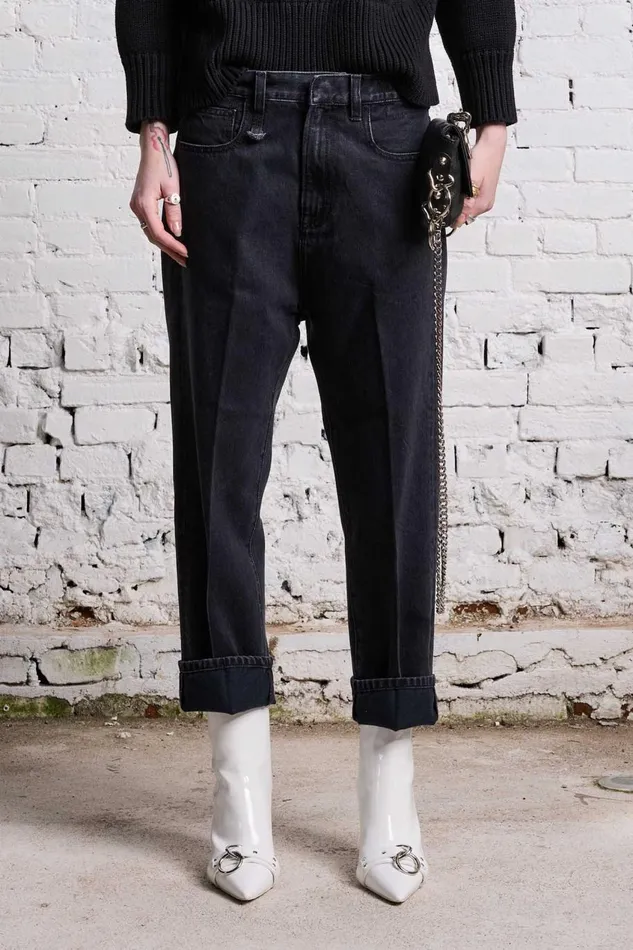 R13 Sale Women TAILORED DROP 8211 ONYX BLACK