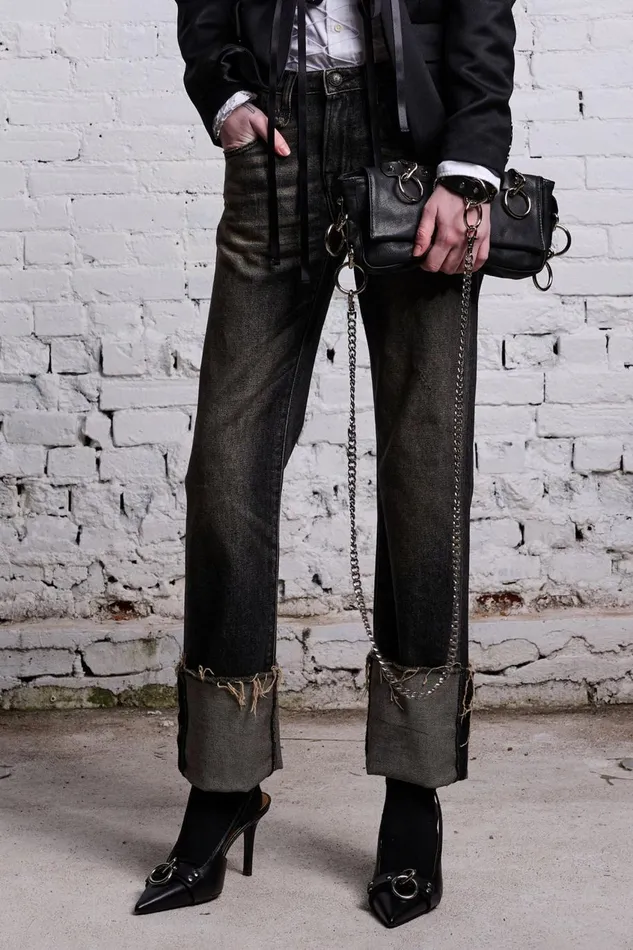 R13 Sale Women TOBI BOY JEAN 8211 ABBEY BLACK