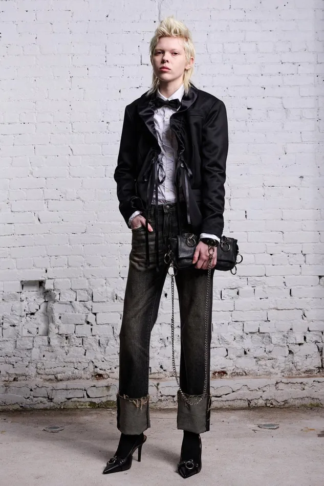 R13 Sale Women TOBI BOY JEAN 8211 ABBEY BLACK