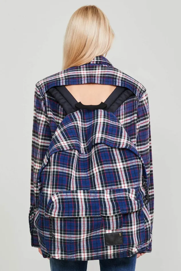 R13 Tops Women BACKZIP WORKSHIRT 8211 NAVY