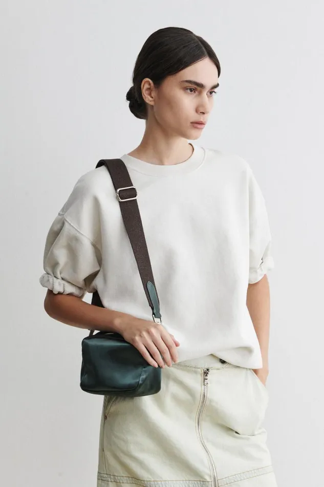 Rachel Comey Clutches Handbags Crossbody Women Cowell Crossbody Dark Juniper