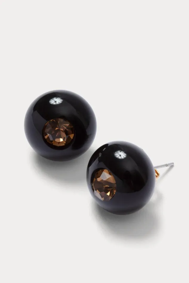 Rachel Comey Jewelry Women Studded Goble Earring Black Rachel Comey Jewelry Women Studded Goble Earring Black