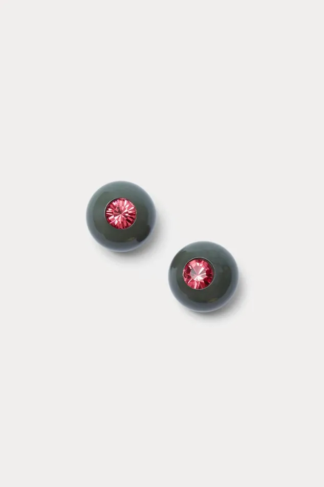 Rachel Comey Jewelry Women Studded Goble Earring Black Rachel Comey Jewelry Women Studded Goble Earring Black