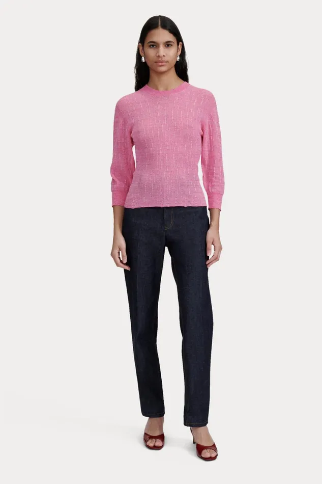 Rachel Comey Knits Women Benson Top Pink Marled