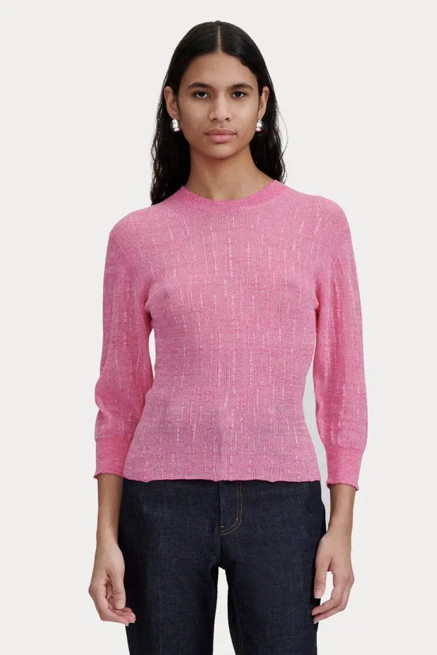 Rachel Comey Knits Women Benson Top Pink Marled