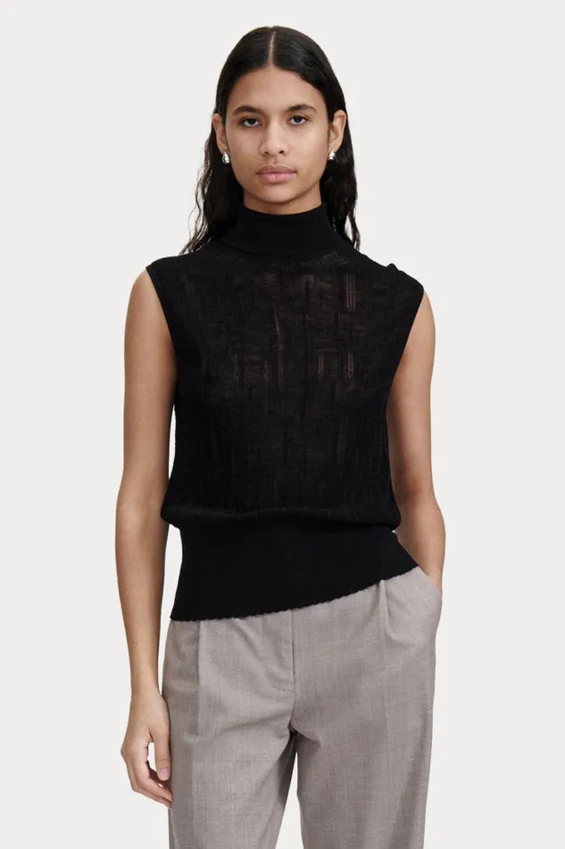 Rachel Comey Knits Women Benson Top Pink Marled