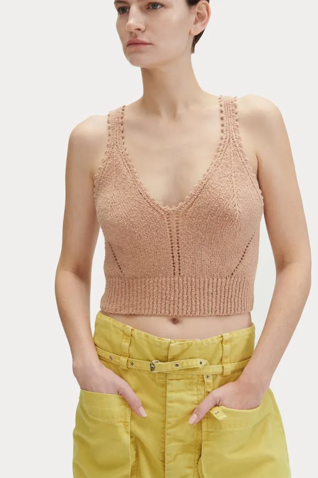 Rachel Comey Knits Women Hana Top Chocolate