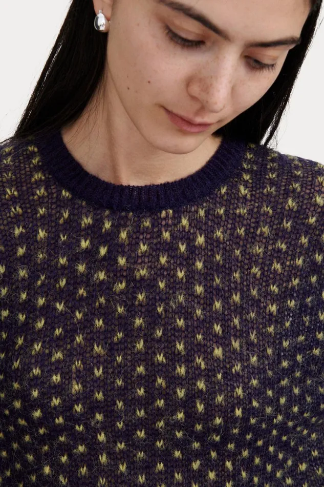 Rachel Comey Knits Women Lokki Sweater Navy Multi