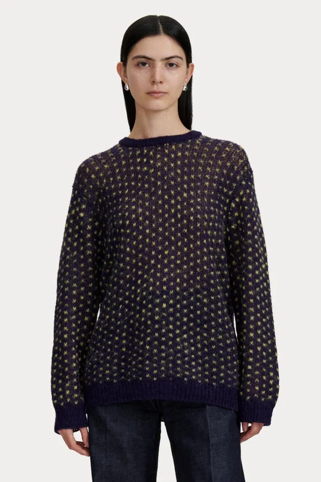 Rachel Comey Knits Women Lokki Sweater Navy Multi