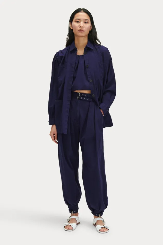 Rachel Comey Tops Women Balon Top Midnight Rachel Comey Tops Women Balon Top Midnight