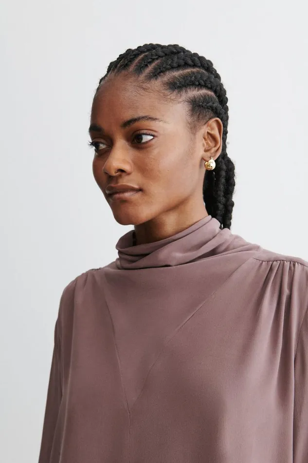 Rachel Comey Tops Women Casben Top Mauve Rachel Comey Tops Women Casben Top Mauve