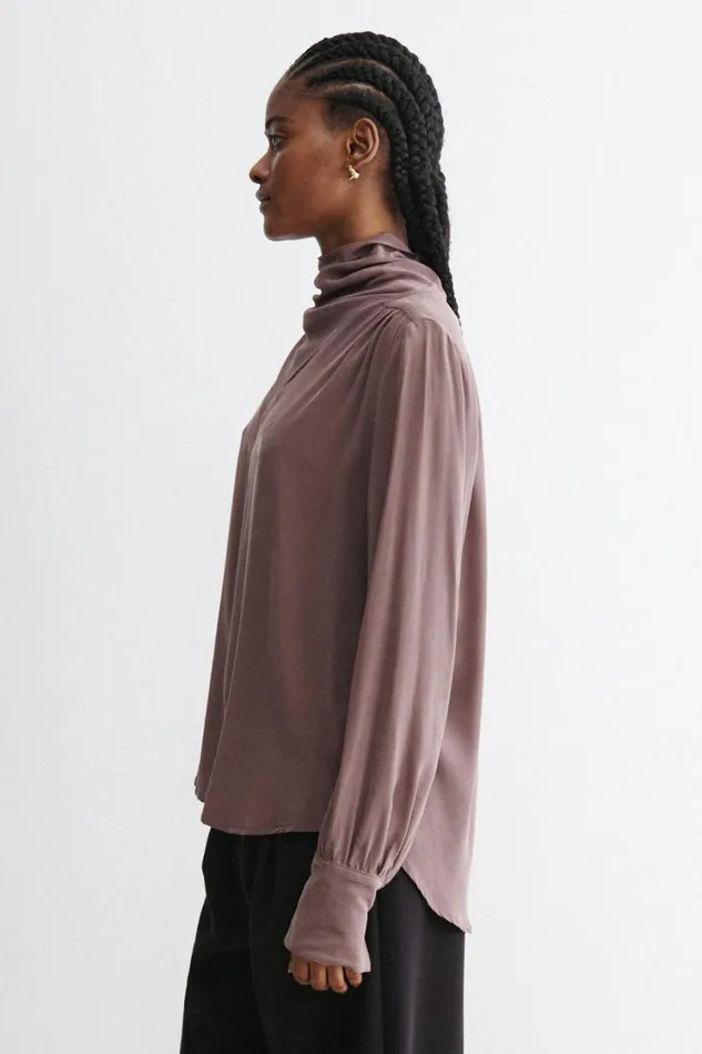Rachel Comey Tops Women Casben Top Mauve Rachel Comey Tops Women Casben Top Mauve