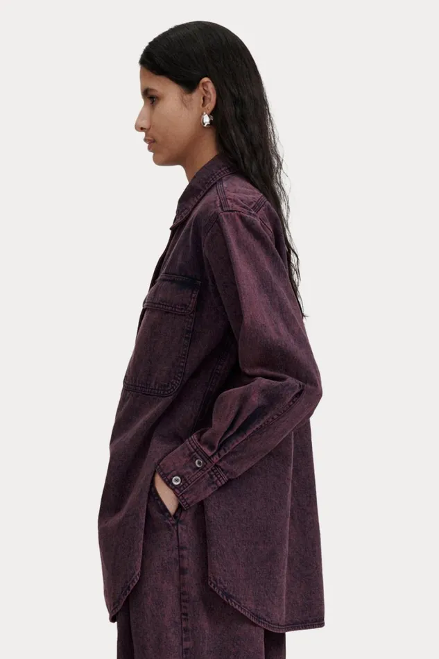 Rachel Comey Tops Women Supply Shirt Boisonberry Rachel Comey Tops Women Supply Shirt Boisonberry