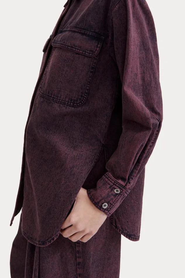 Rachel Comey Tops Women Supply Shirt Boisonberry Rachel Comey Tops Women Supply Shirt Boisonberry