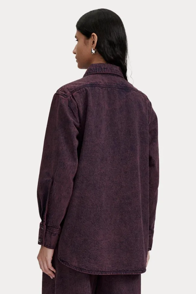 Rachel Comey Tops Women Supply Shirt Boisonberry Rachel Comey Tops Women Supply Shirt Boisonberry