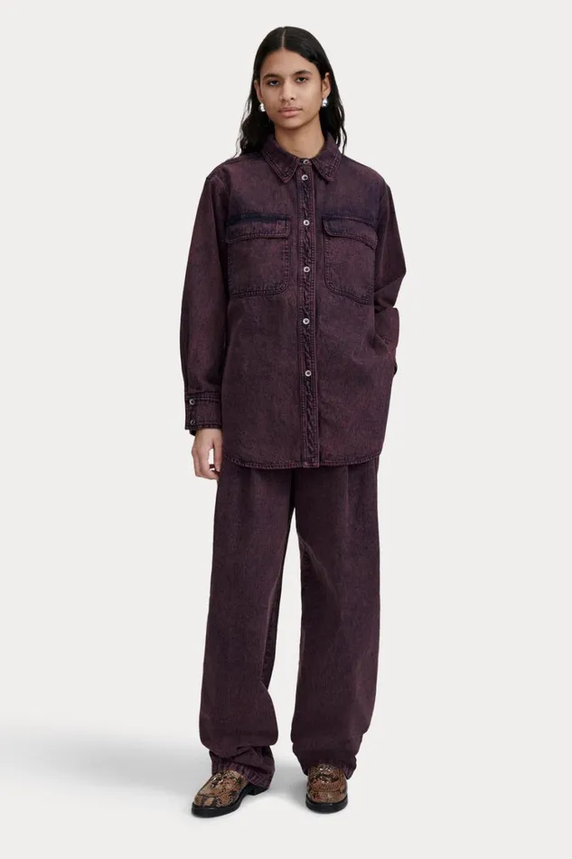 Rachel Comey Tops Women Supply Shirt Boisonberry Rachel Comey Tops Women Supply Shirt Boisonberry
