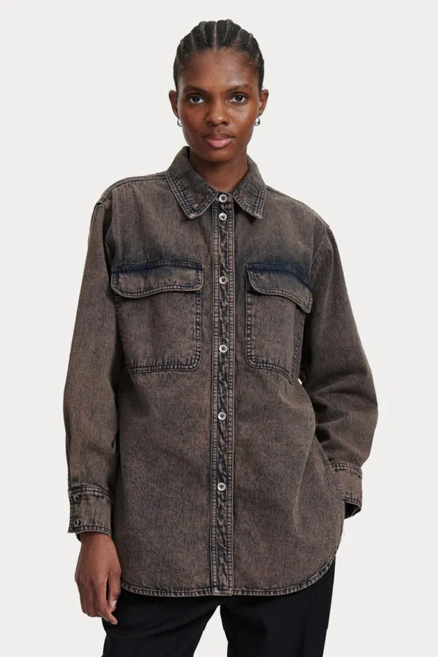 Rachel Comey Tops Women Supply Shirt Boisonberry Rachel Comey Tops Women Supply Shirt Boisonberry