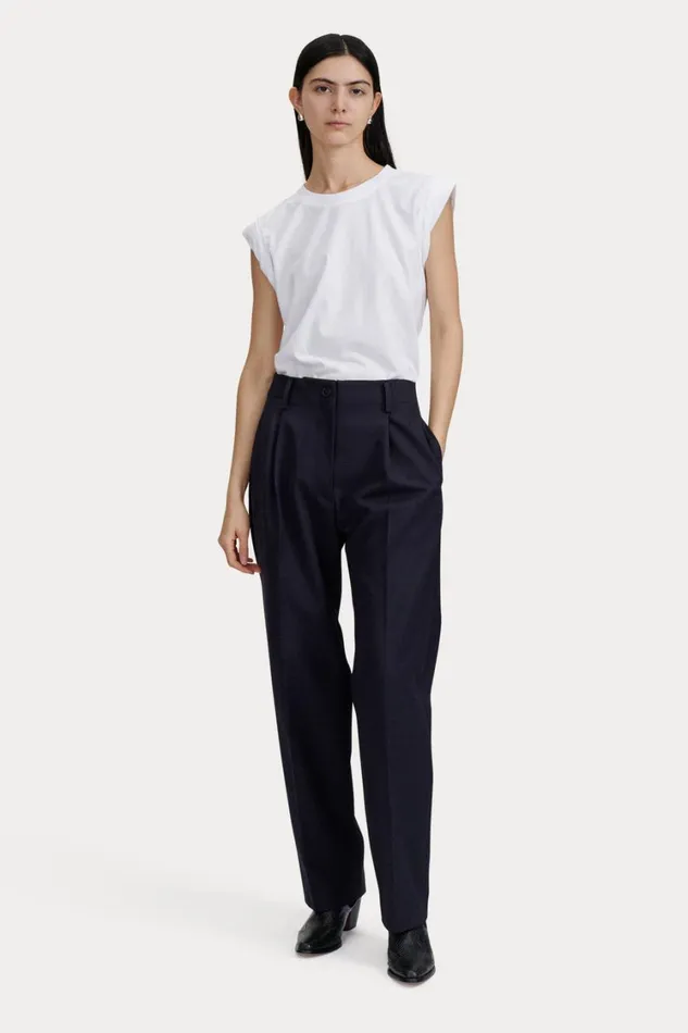 Rachel Comey Tops Women Zanja Shirt Navy Rachel Comey Tops Women Zanja Shirt Navy