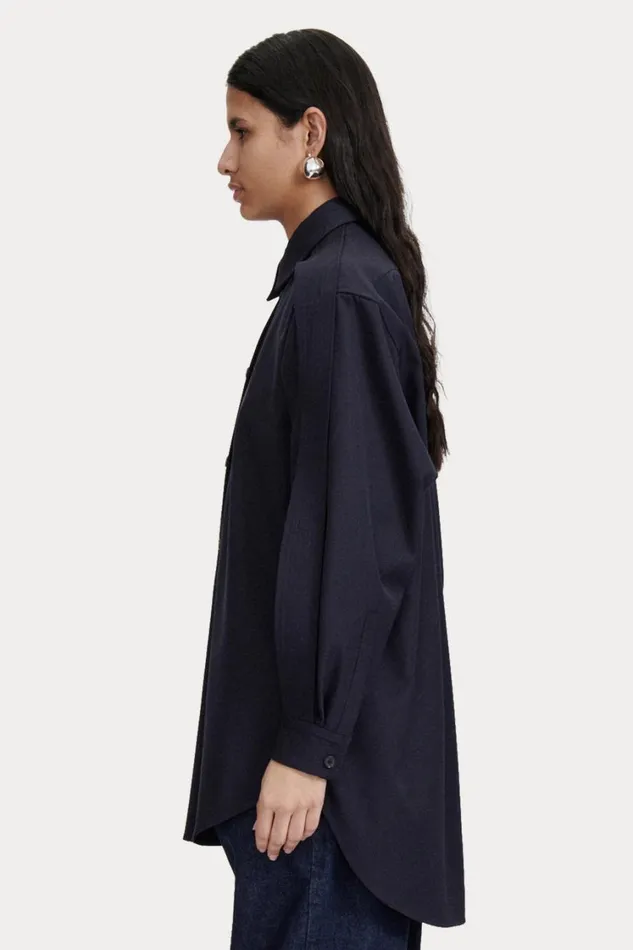 Rachel Comey Tops Women Zanja Shirt Navy Rachel Comey Tops Women Zanja Shirt Navy