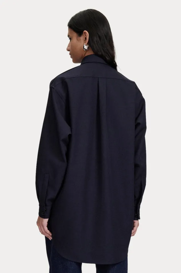 Rachel Comey Tops Women Zanja Shirt Navy Rachel Comey Tops Women Zanja Shirt Navy