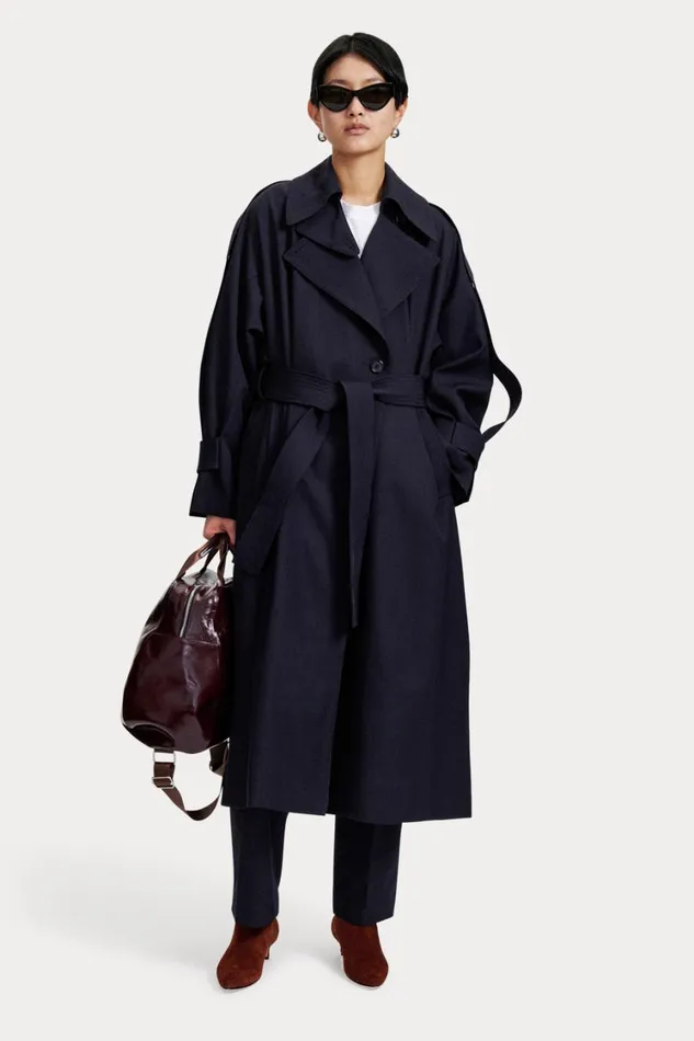 Rachel Comey Tops Women Zanja Shirt Navy Rachel Comey Tops Women Zanja Shirt Navy
