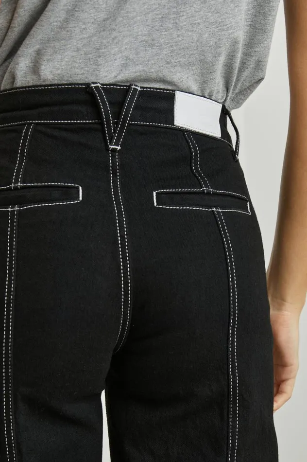 Rails Denim Women GETTY CROP UTILITY WIDE LEG Orca