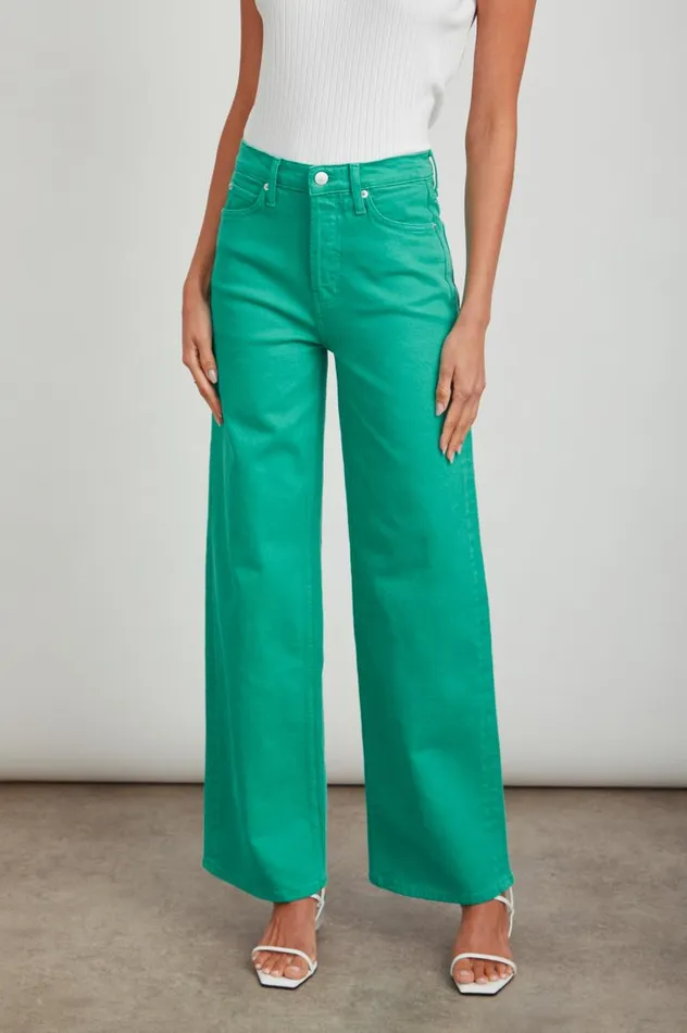 Rails Denim Women GETTY WIDE LEG Emerald