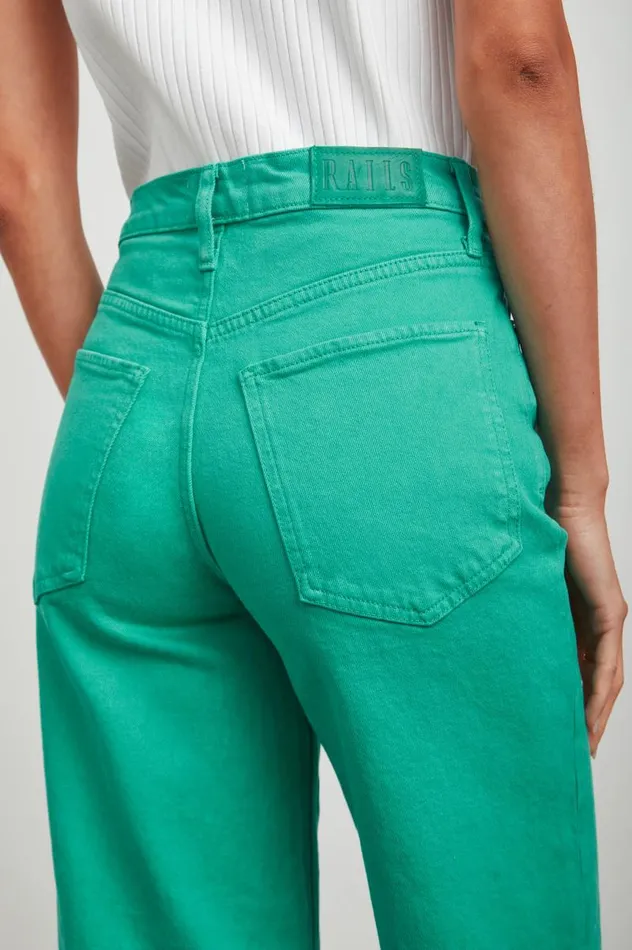 Rails Denim Women GETTY WIDE LEG Emerald