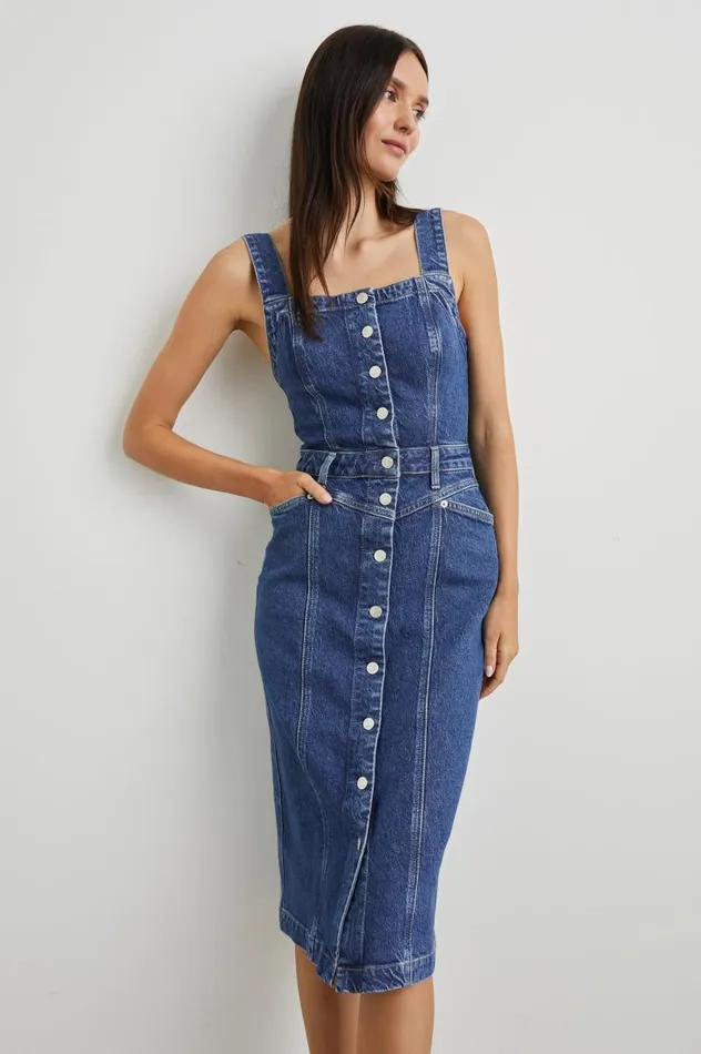 Rails Denim Women MALIBU DRESS Mazarine