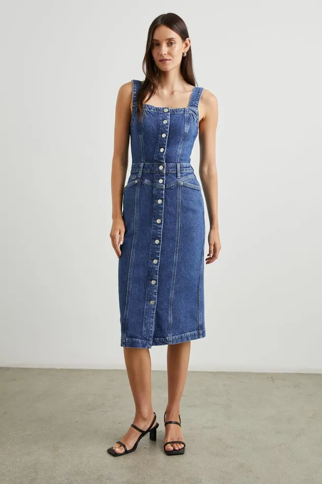 Rails Denim Women MALIBU DRESS Mazarine