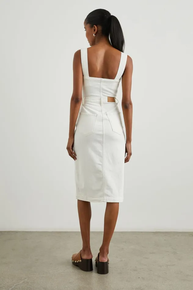 Rails Denim Women MALIBU DRESS Vintage Ecru