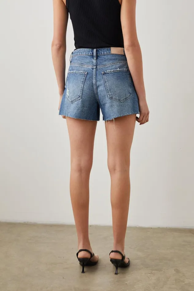 Rails Denim Women ZUMA SHORT Vintage Sapphire Distress