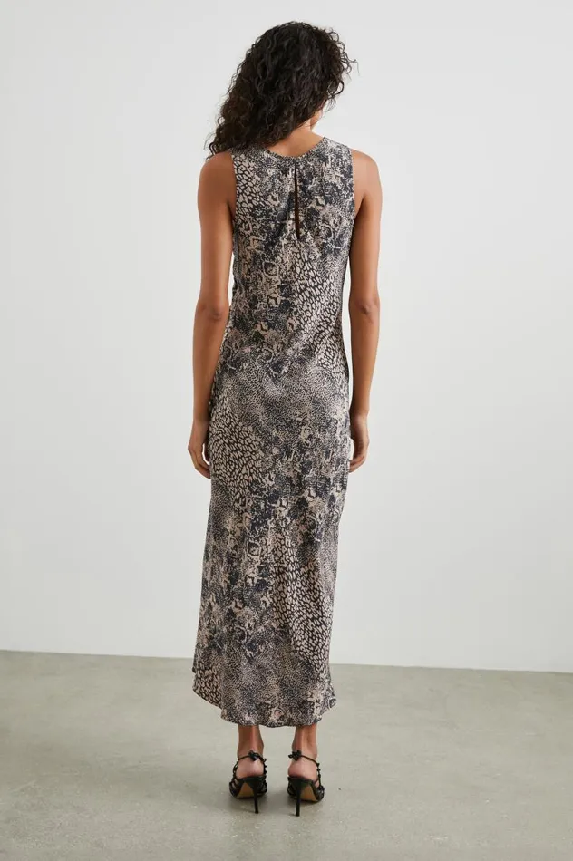 Rails Dresses and Rompers Women GABRIELLA DRESS Taupe Mixed Animal