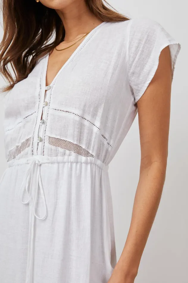 Rails Dresses and Rompers Women KIKI DRESS White Lace Detail
