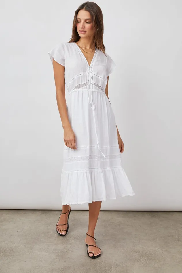 Rails Dresses and Rompers Women KIKI DRESS White Lace Detail