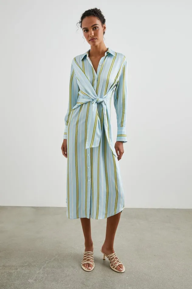 Rails Dresses and Rompers Women LACEY DRESS Honeydew Stripe