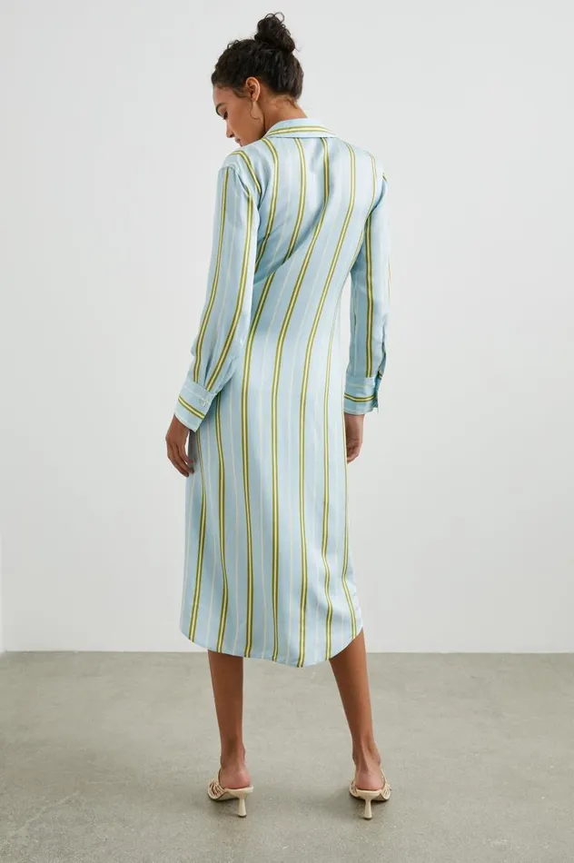 Rails Dresses and Rompers Women LACEY DRESS Honeydew Stripe