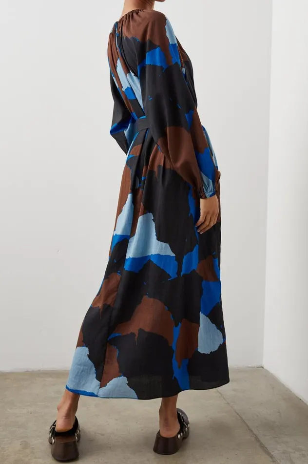 Rails Dresses and Rompers Women LEANNA DRESS Blue Multi Color Block