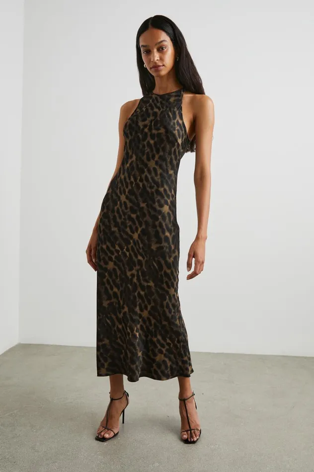 Rails Dresses and Rompers Women SOLENE DRESS Umber Leopard
