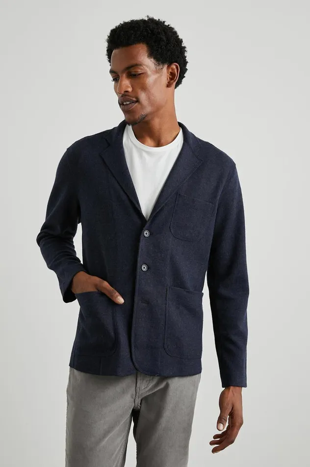 Rails Jackets and Coats Men DWIGHT BLAZER Navy