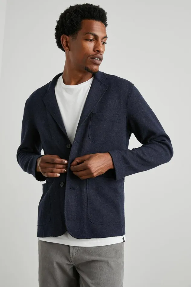 Rails Jackets and Coats Men DWIGHT BLAZER Navy